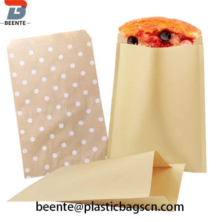 Snack Kraft Paper Packaging Bag with Print Logo